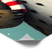 Vakantie wezens in de vermomming van Kerstmis Poster (Hoek)