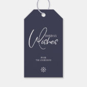 Vakantie wil kerstcadeau Label Cadeaulabel (Voorkant)