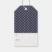 Vakantie wil kerstcadeau Label Cadeaulabel (Achterkant)