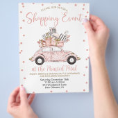 Vakantie Winkelen Evenement Flyer (Hand)