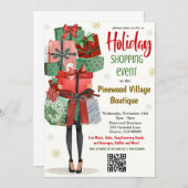 Vakantie Winkelen Evenement Uitnodiging (Voorkant / Achterkant)