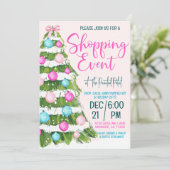 Vakantie Winkelen Event Kaart (Staand voorkant)