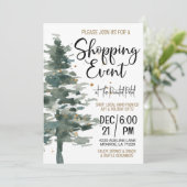 Vakantie Winkelen Event Kaart (Staand voorkant)