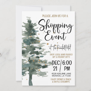 Vakantie Winkelen Event Kaart