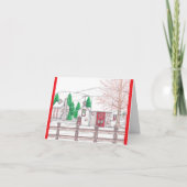 Vakantie Winter Kaart (Voorkant)