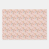 Vakantie Winter Santa Snowmen Inpakpapier Vel (Voorkant 2)