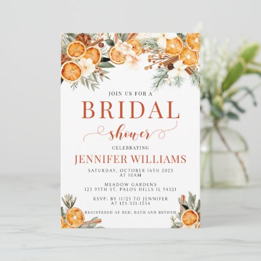 Vakantie winter sinaasappels Kerst vrijgezellenfee Kaart (Staand voorkant)