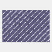 Vakantie Winter Snowflakes Inpakpapier Vel (Voorkant 3)