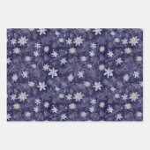 Vakantie Winter Snowflakes Inpakpapier Vel (Voorkant)