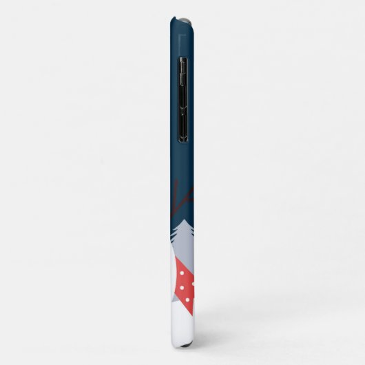 Vakantie Winter Snowman Case-Mate iPhone Case (Achterkant/links)