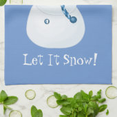 Vakantie Winter Snowman Keukendoek Theedoek (Gevouwen)