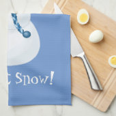 Vakantie Winter Snowman Keukendoek Theedoek (Quarter Fold)