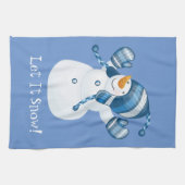 Vakantie Winter Snowman Keukendoek Theedoek (Horizontaal)