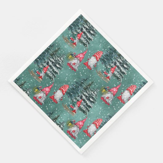 Vakantie Winterkabouters Servet (Hoek)