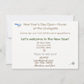 Vakantie/winteruitnodiging Kaart (Achterkant)