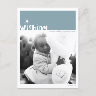 Vakantie "Wishing" Foto Briefkaart