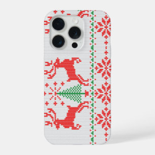 Vakantie Witte Brei Kerstmis Lelijke Kersttrui Ho iPhone 15 Pro Case