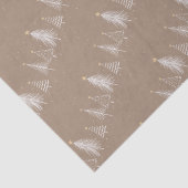  Vakantie Witte Gouden Kerstbomen Tissuepapier (Detail)