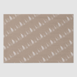 Vakantie Witte Gouden Kerstbomen Tissuepapier