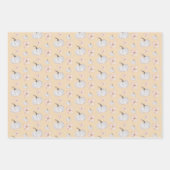 Vakantie Witte Pompoen Waterverf Art Pattern Inpakpapier Vel (Voorkant 2)