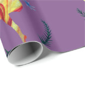 Vakantie Wrap Ballerina Waterverf Cadeaupapier (Rol Hoek)