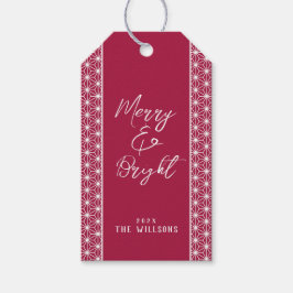 Vakantie Wrapping ASANOHA Japans Kimono patroon Cadeaulabel