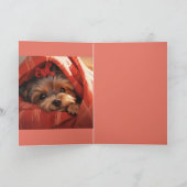 Vakantie Yorkshire Terrier Kaart (Binnen)