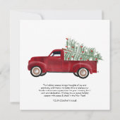 Vakantie Zakelijk Bedrijf QR Code Kerstboom (Achterkant)