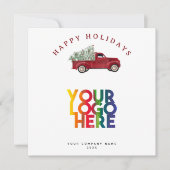 Vakantie Zakelijk Zakelijk Logo Kerstboom (Voorkant)