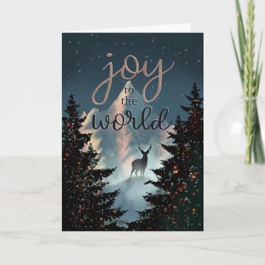 Vakantie Zakelijke vreugde aan het World Mountain  Kaart (Voorkant)