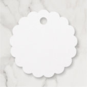 Vakantie zeeglas cadeau label (Achterkant)