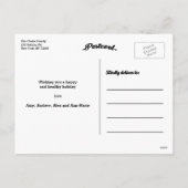 Vakantie Zegeningen | Vakantie foto Briefkaart (Achterkant)