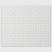 Vakantie zilvergrijs Marokkaans cirkelpatroon Cadeaupapier (Vlak)