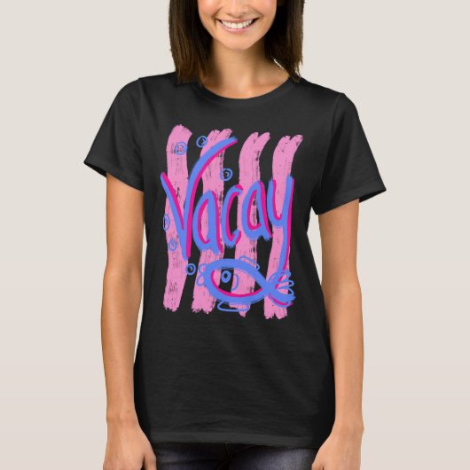 Vakantie Zomer ontwerp T-shirt (Voorkant)