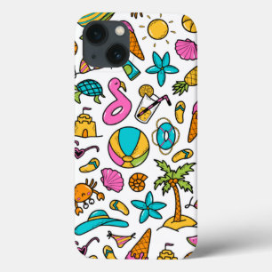 vakantie zomerstrandpatroon voor plezier Case-Mate iPhone case