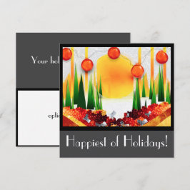 VAKANTIE ZONNESCHIJN BINNEN DE DENNEN:) FEESTDAGENKAART