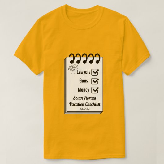 Vakantie Zuid-Florida - een MisterP-Shirt T-shirt (Design voorkant)