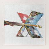  vakantie Zwitserland reisillustratie Legpuzzel (Horizontaal)