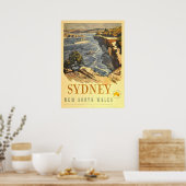 vakantieavontuur in Australië Reis Poster (Keuken)