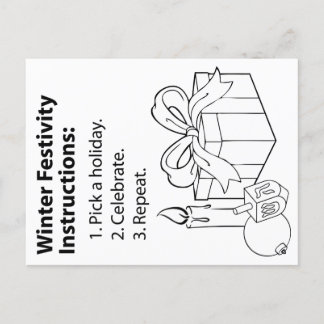 vakantiebestemming feestdagenkaart