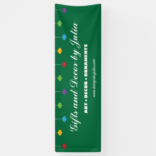 Vakantiebeurs Ornamenten Verkoper Spandoek (Verticaal)