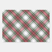 Vakantiebladen met rood groen opvouwen inpakpapier vel (Voorkant 2)