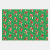 Vakantiebladen, Snoep en strips voor het oppakken Inpakpapier Vel (Voorkant 2)