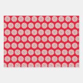 Vakantiebladen, Snoep en strips voor het oppakken Inpakpapier Vel (Voorkant)