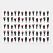 Vakantiebladen van de Vakantievlek Inpakpapier Vel (Voorkant 3)