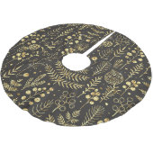 Vakantiebladeren:  dennenappelpatroon kerstboom rok (Gekanteld)