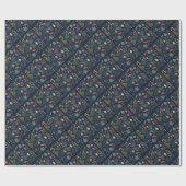 Vakantiebladerpatroon Cadeaupapier (Vlak)