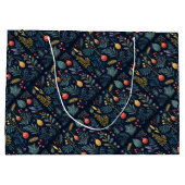 Vakantiebladerpatroon Groot Cadeauzakje (Achterkant)