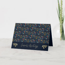 Vakantiebladerwerk Feestdagen Kaart