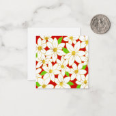 Vakantiebloemen Notitiekaartje (Voorkant / Achterkant in situ)